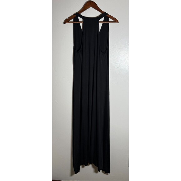 Dolan Black Maxi Dress Slinky Swing Size Large LBD - Picture 5 of 13